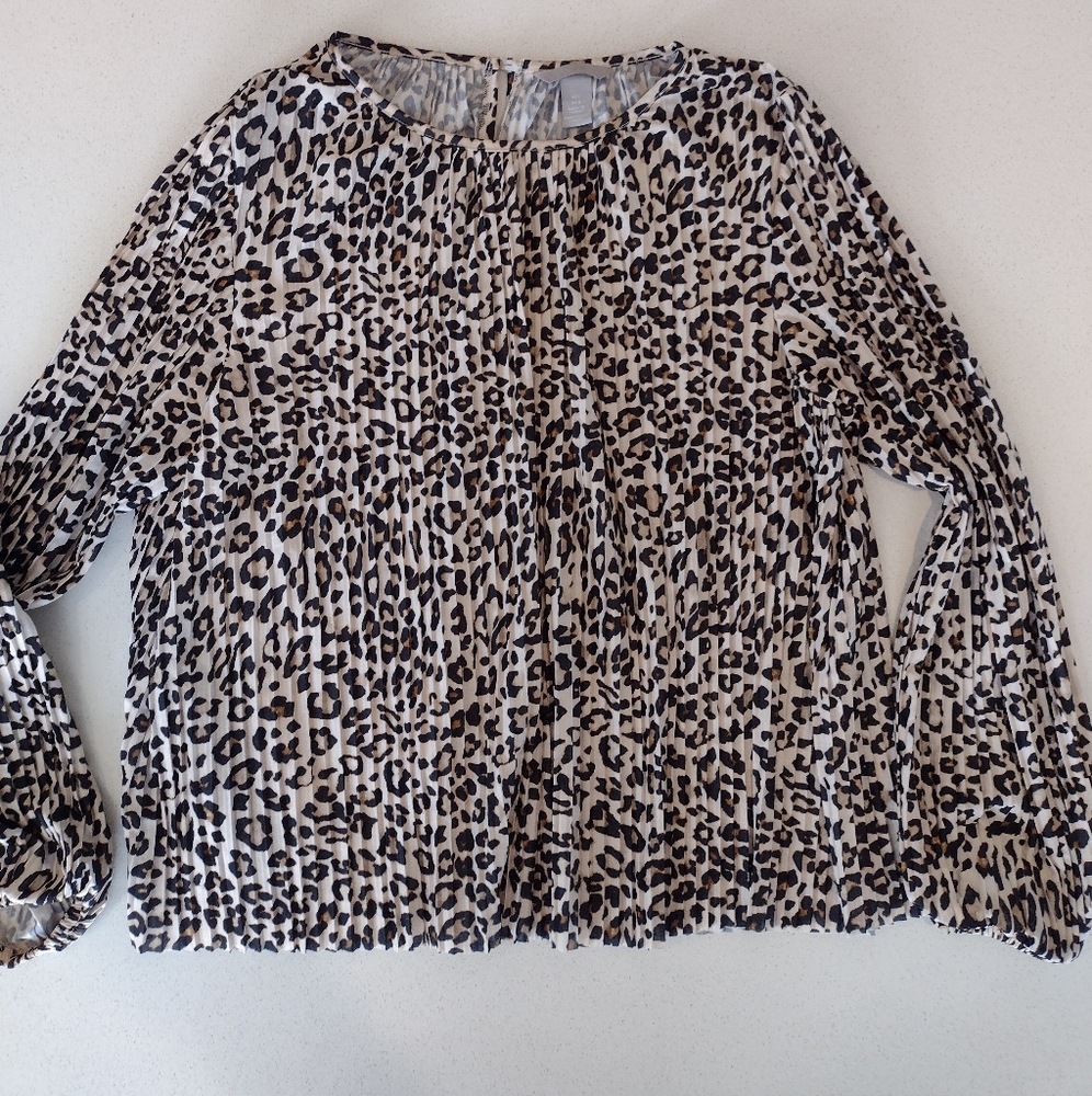 Leopard print blouse